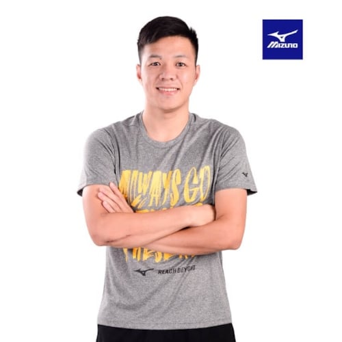 MIZUNO ÁO THỂ THAO T-SHIRT NAM MIZUNO RB CLINIC 32MA95S905 GHI